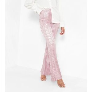 NWT boohoo flare trousers